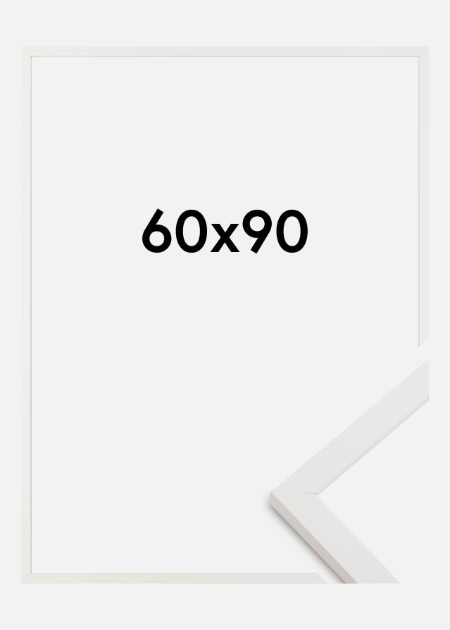 Ramme Trendy Akrylglass Hvit 60x90 cm