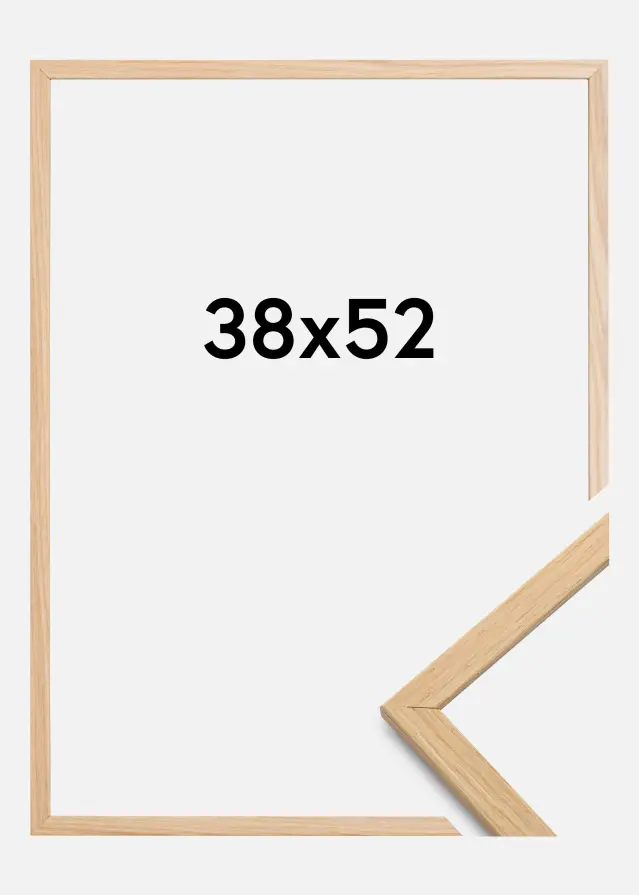 Ramme Edsbyn Akrylglass Eik 38x52 cm