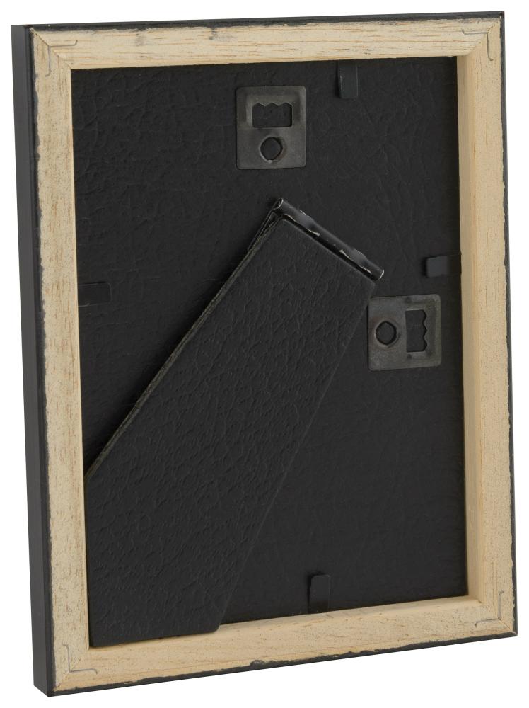 Ramme Slim Matt Antirefleksglass Svart 9x12 cm