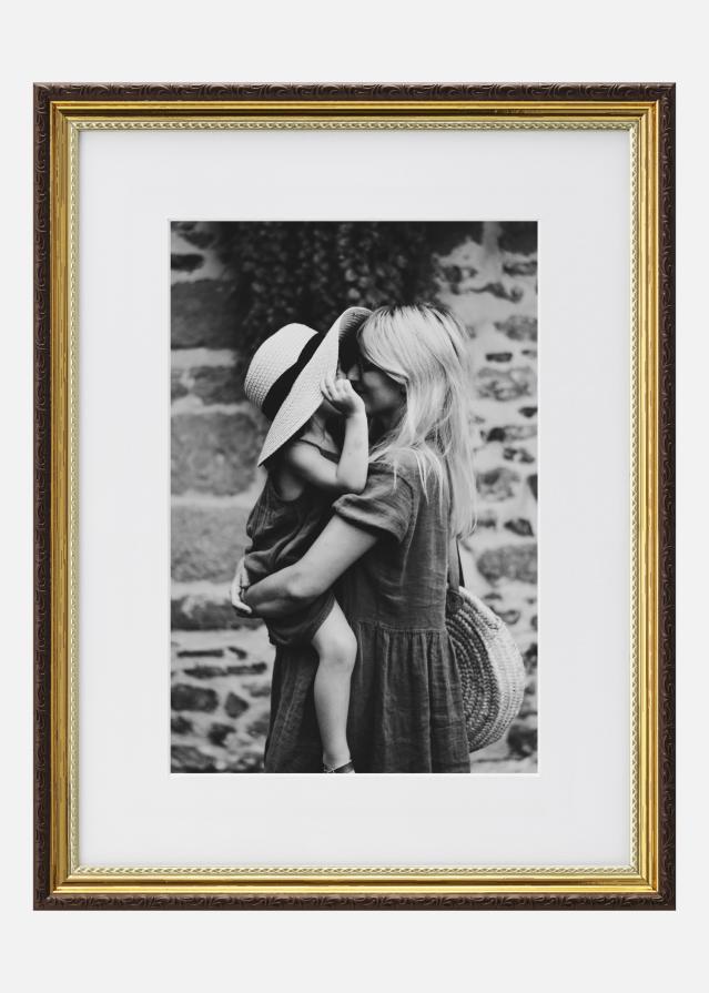 Bildepakke Gull med passepartout - M (20x30 cm)