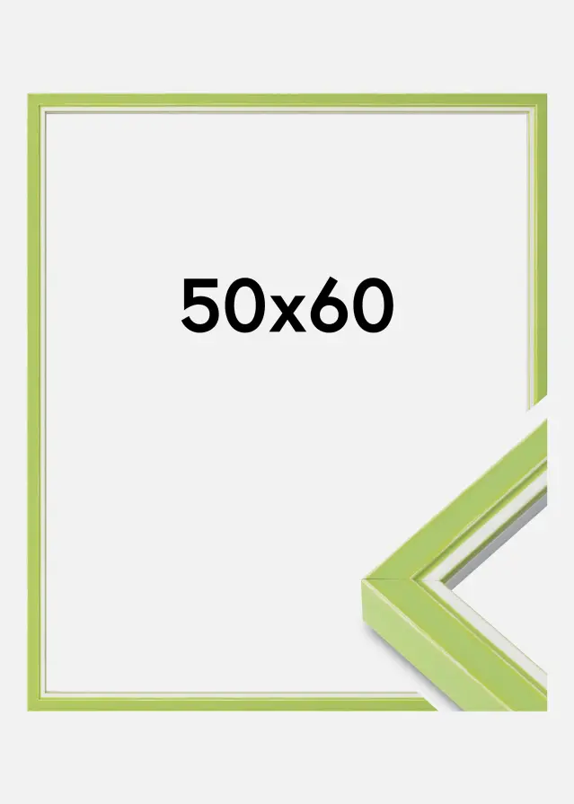 Ramme Diana Akrylglass Lysegrønn 50x60 cm