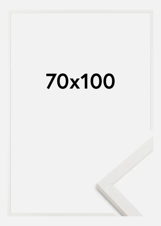 Ramme Trendy Akrylglass Hvit 70x100 cm