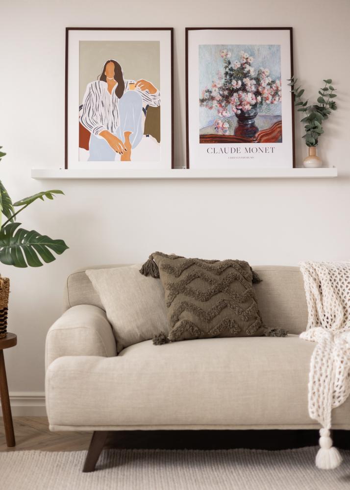 KAILA Bildehylle Hvit 140 cm