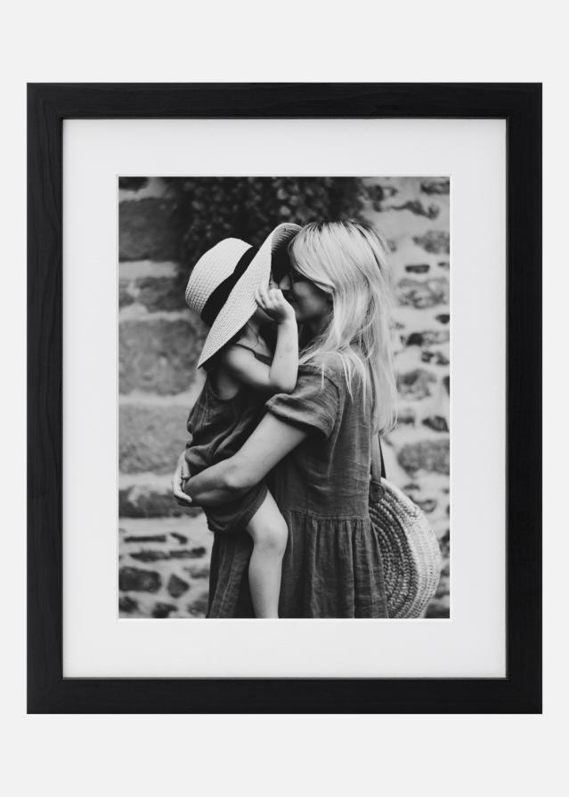 Bildepakke Svart med passepartout - S (18x24 cm)