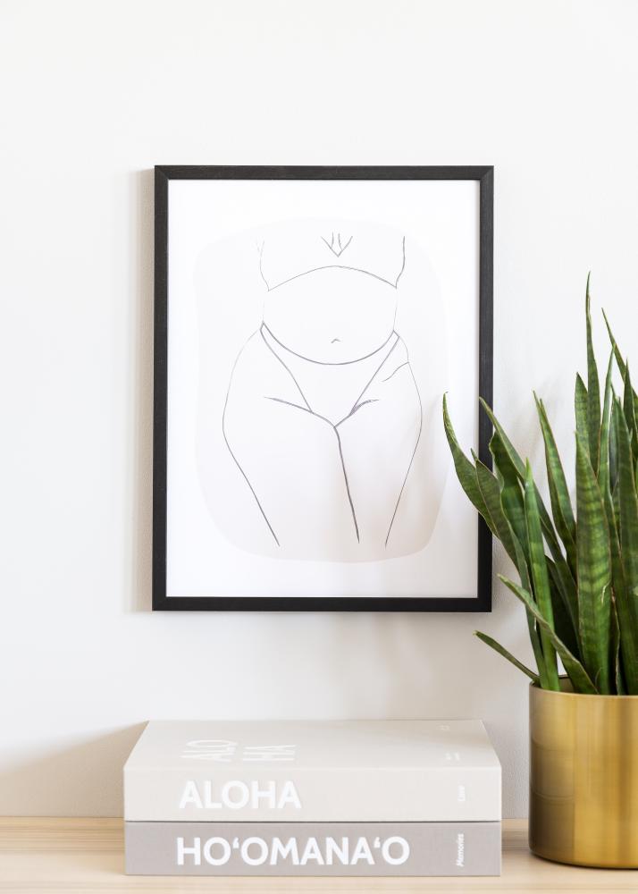 Ramme Soul Akrylglass Svart 59,4x84,1 cm (A1)