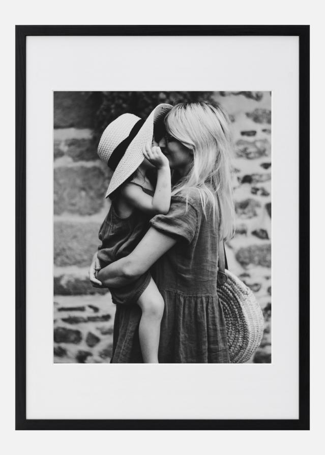 Bildepakke Svart med passepartout - L (40x50 cm)