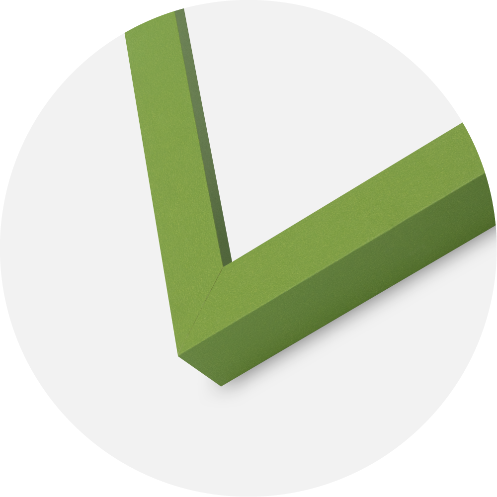 Ramme Selection Akrylglass Lime Green 40x40 cm