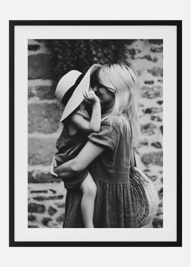 Bildepakke Svart med passepartout - XL (50x70 cm)