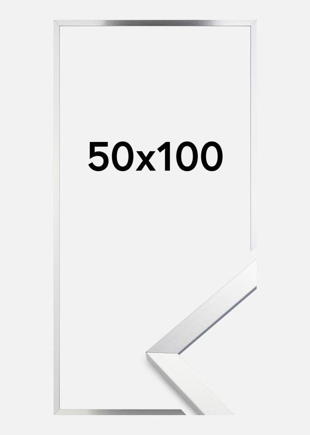 Ramme Trendy Akrylglass sølv 50x100 cm