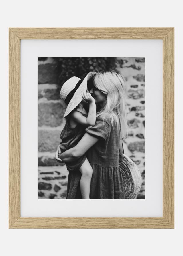 Bildepakke Eik med passepartout - S (18x24 cm)