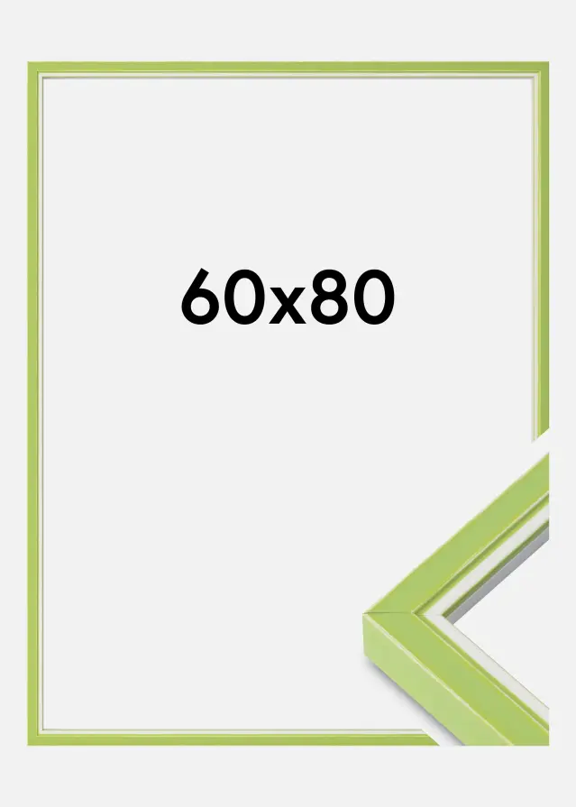 Ramme Diana Akrylglass Lysegrønn 60x80 cm