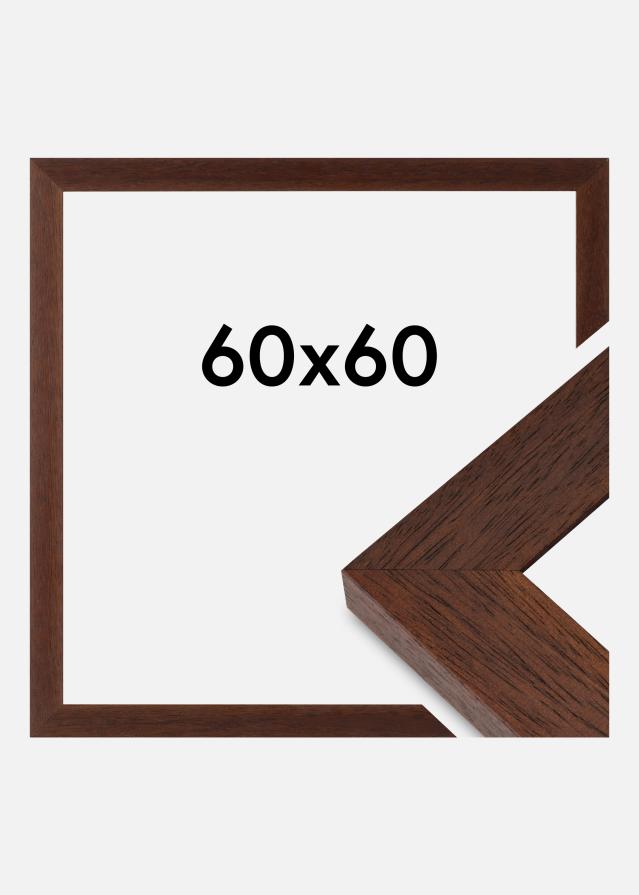 Ramme Juno Akrylglass Teak 60x60 cm