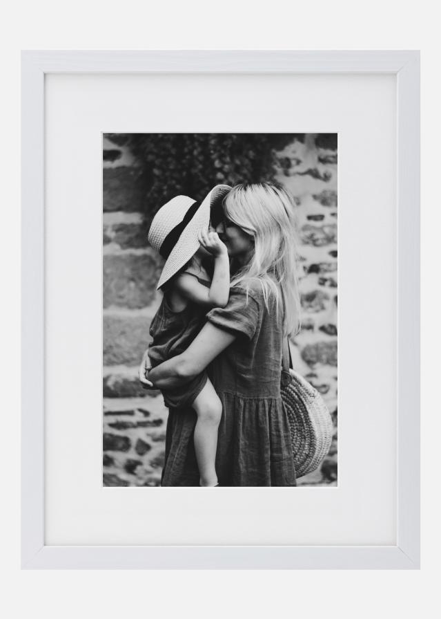 Bildepakke Hvit med passepartout - M (20x30 cm)