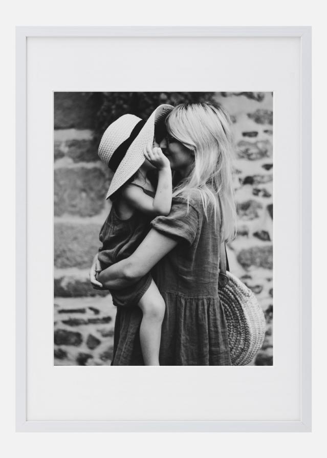 Bildepakke Hvit med passepartout - L (40x50 cm)