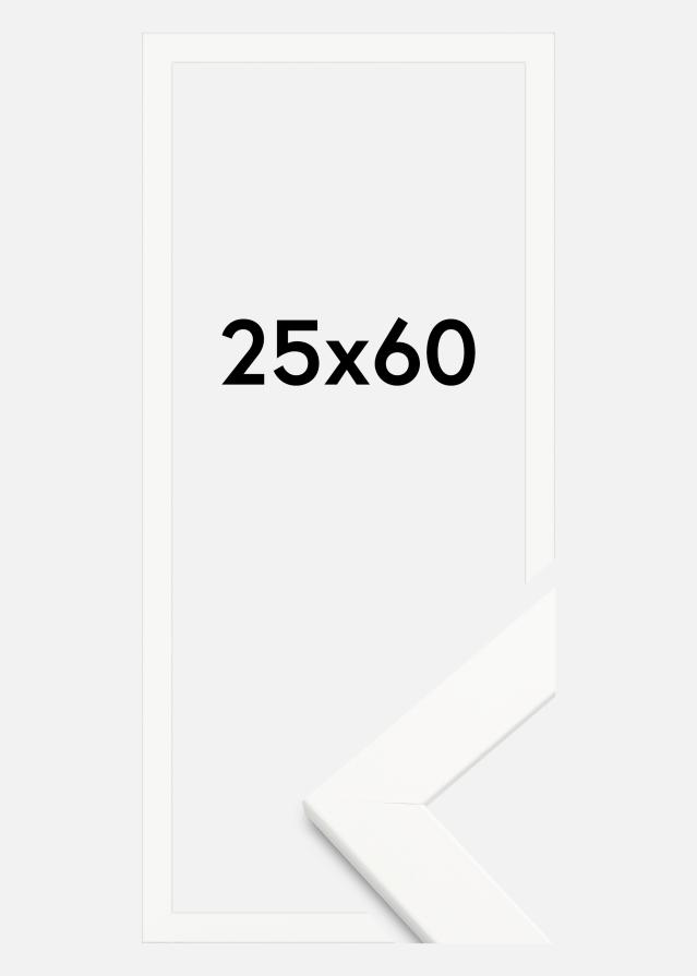 Ramme Trendline Akrylglass Hvit 25x60 cm