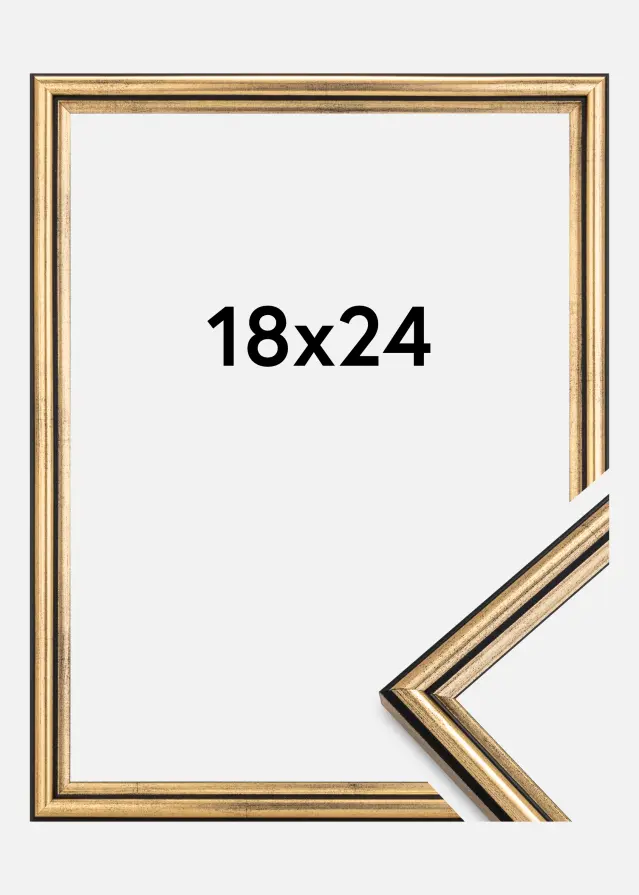 Ramme Horndal Gull 18x24 cm