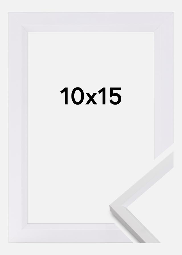 Ramme Steel Style Hvit 10x15 cm