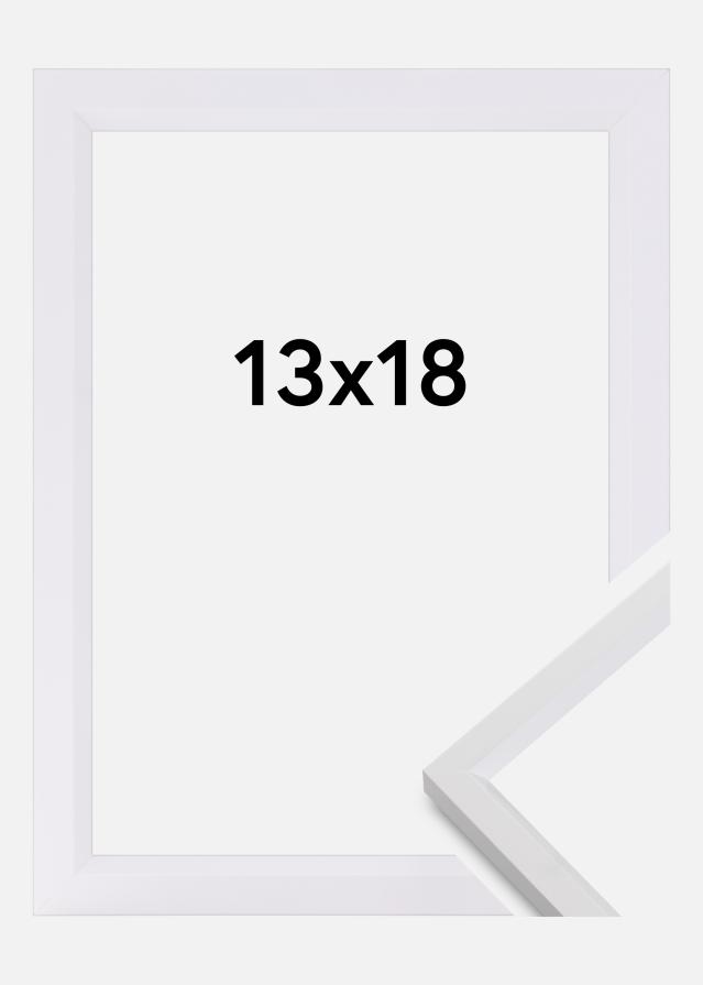 Ramme Steel Style Hvit 13x18 cm