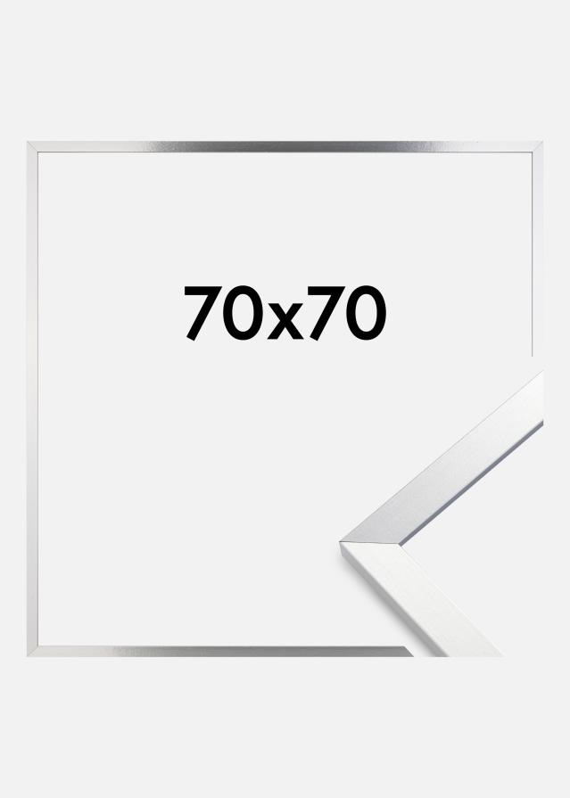 Ramme Trendy Akrylglass sølv 70x70 cm
