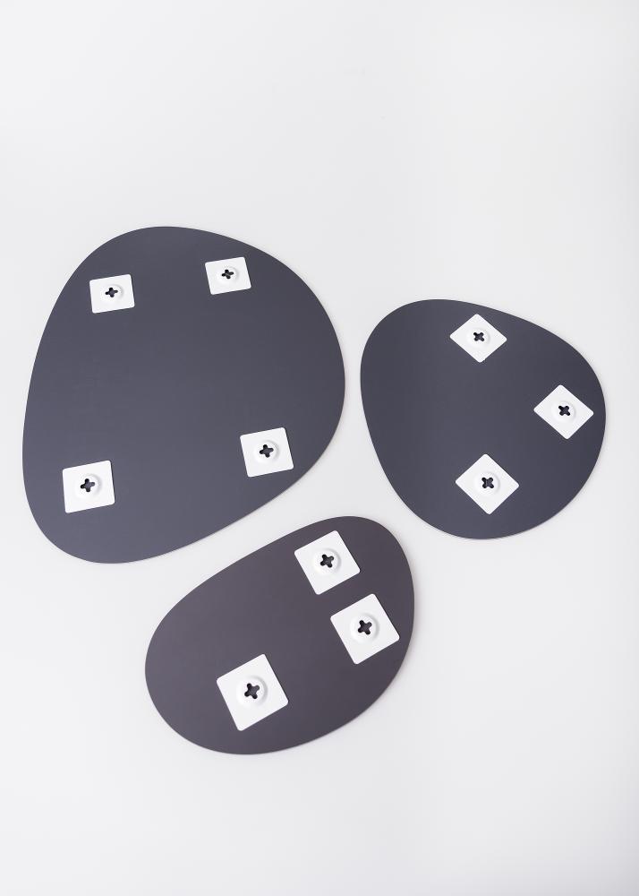 Speil Set Orange, Rose Gold & Clear - 3 st