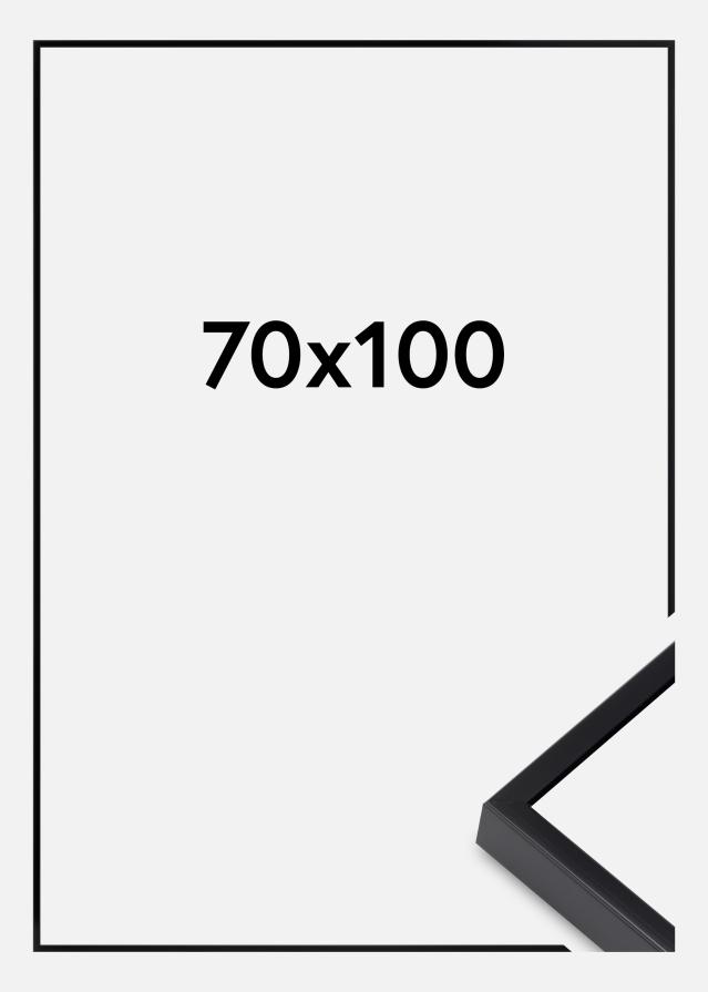 Aluminiumsramme Akrylglass Svart 70x100 cm