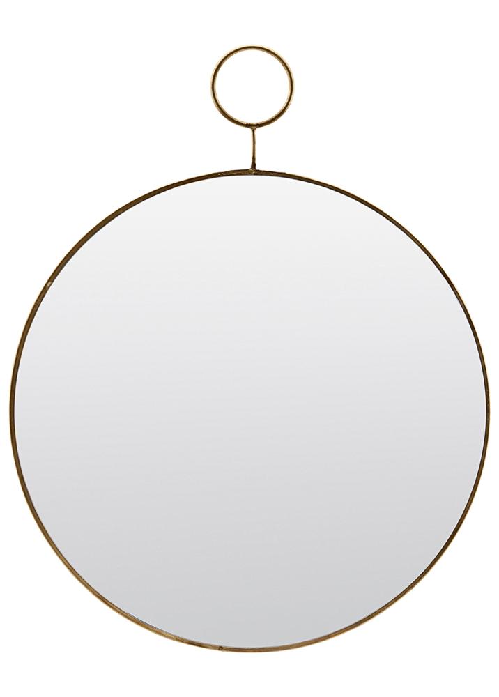 Speil House Doctor The Loop Messing 38 cm Ø