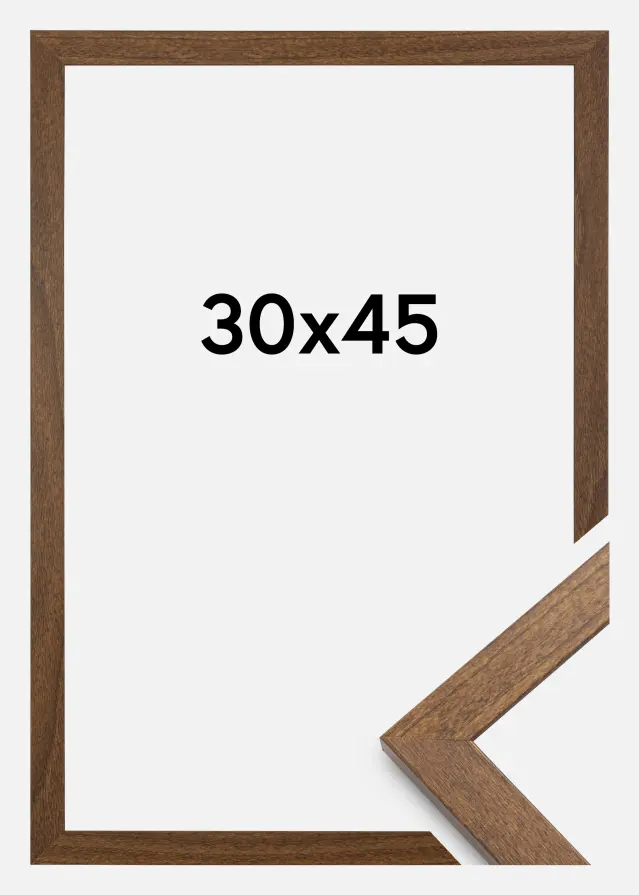 Ramme Stilren Akrylglass Warm Brown 30x45 cm