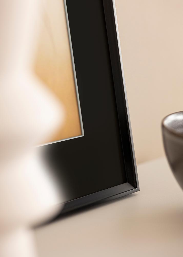 Ramme Desire Svart 30x40 cm - Passepartout Svart 21x29,7 cm (A4)