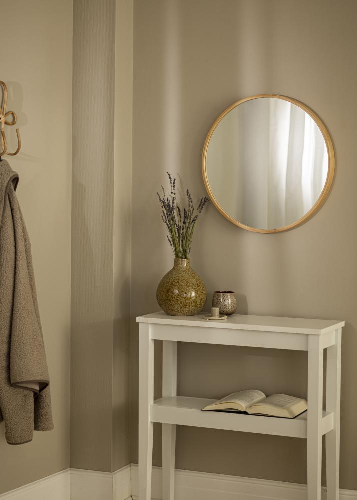 KAILA Rundt Speil Deep - Oak 50 cm Ø