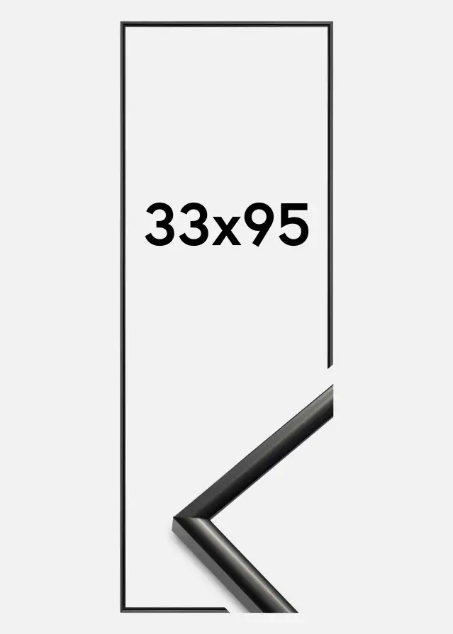 Ramme New Lifestyle Svart 33x95 cm