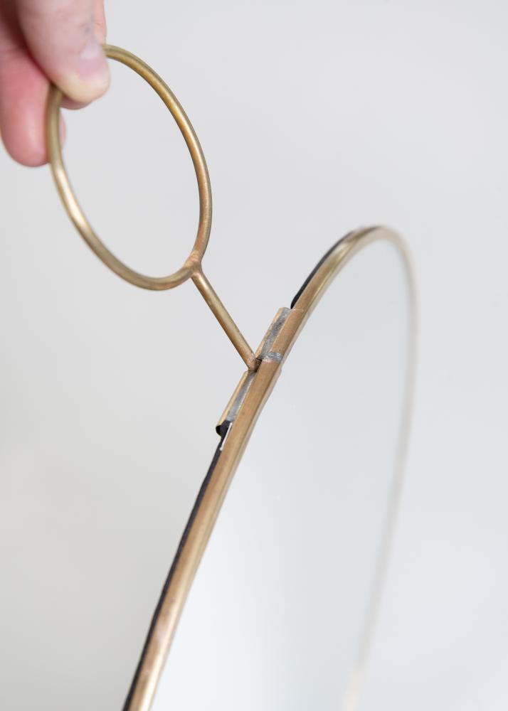 Speil House Doctor The Loop Messing 38 cm Ø