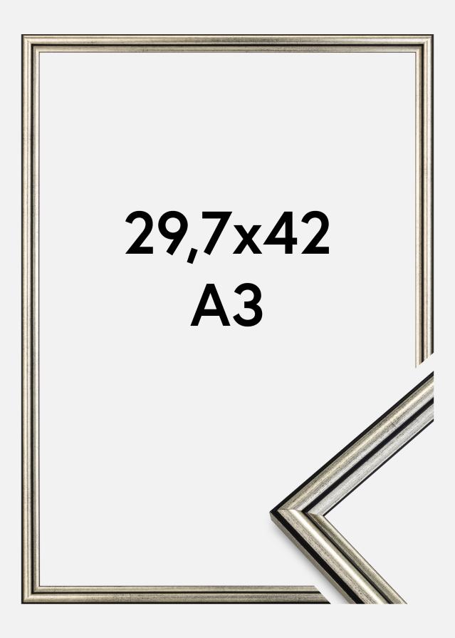 Ramme Horndal Akrylglass Sølv 29,7x42 cm (A3)