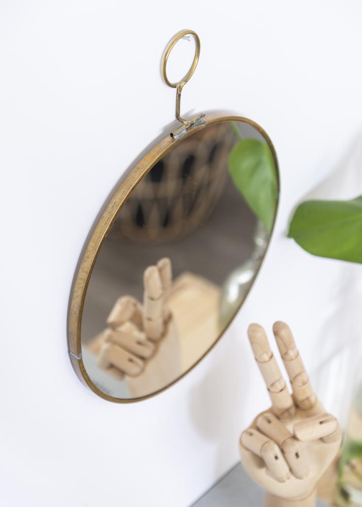 Speil House Doctor Loop Messing 22 cm Ø