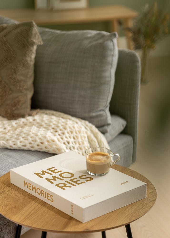 KAILA MEMORIES Warm Grey XL - Coffee Table Photo Album - 60 Bilder i 10x15 cm