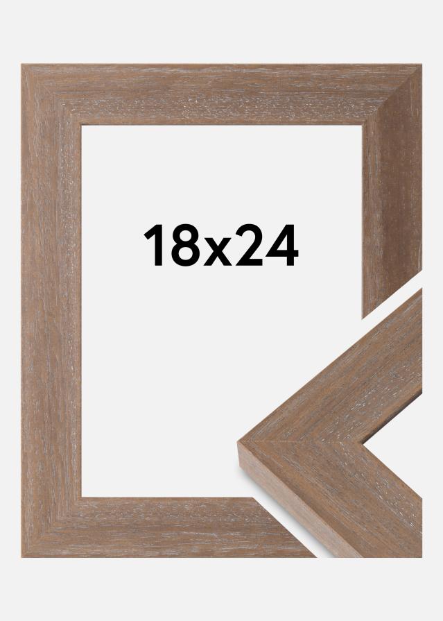 Ramme Juno Akrylglass Grå 18x24 cm