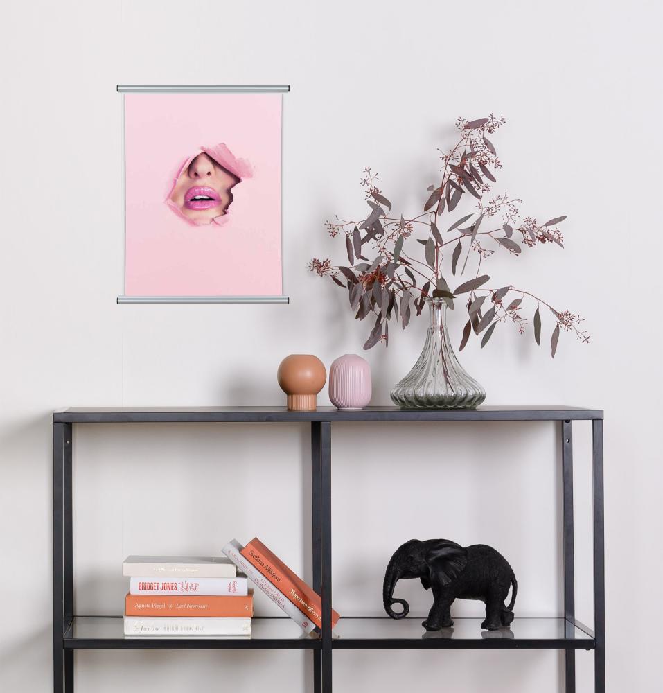 Posterhenger Aluminium Sølv - 50 cm