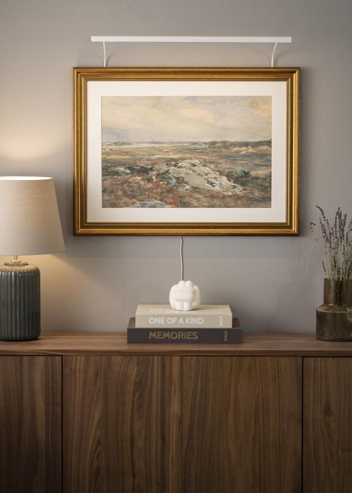 BLP 117 Maleribelysning 65 cm - Hvit