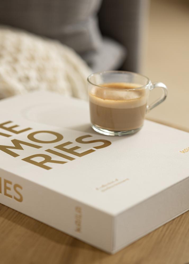 KAILA MEMORIES Warm Grey XL - Coffee Table Photo Album - 60 Bilder i 10x15 cm