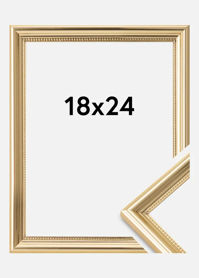 Ramme Gala Akrylglass Gull 18x24 cm
