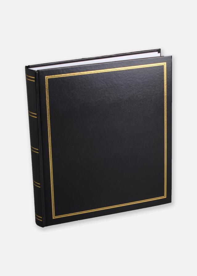 Diamant Fotoalbum Svart 27,5x32 cm (100 Hvite Sider / 50 Ark)