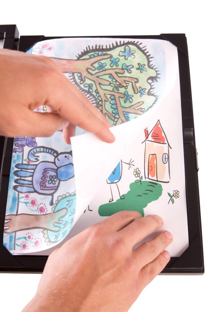 Ramme til Barnekunst Little Davinci Svart A3