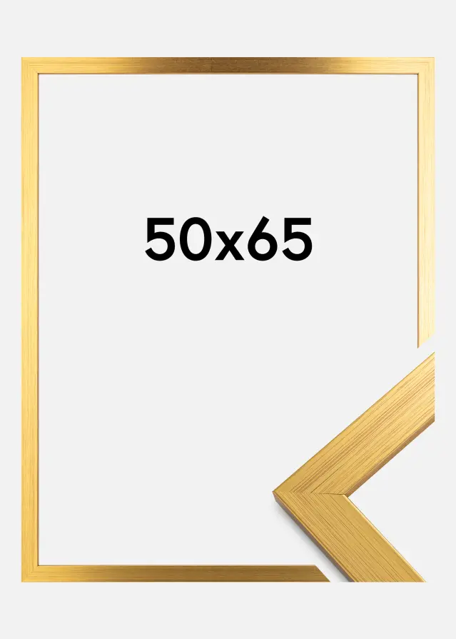 Ramme Gold Wood Akrylglass 50x65 cm