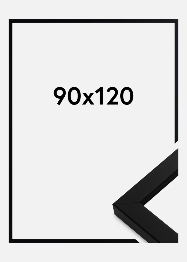Ramme Blocky Akrylglass Svart 90x120 cm