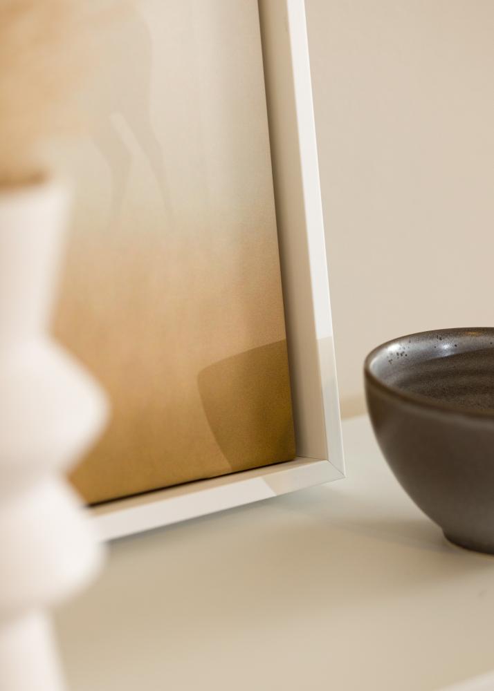 Ramme Ra Skyggeramme Hvit - Valgfri Størrelse