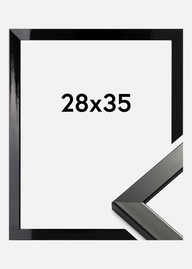 Ramme Uppsala Akrylglass Svart Høyglans 28x35 cm