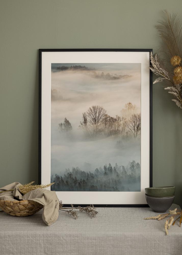 Ramme Kaspar Akrylglass Svart 25x70 cm