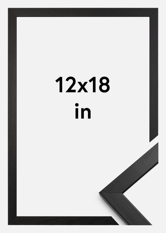 Ramme Stilren Akrylglass Svart 12x18 inches (30,48x45,72 cm)