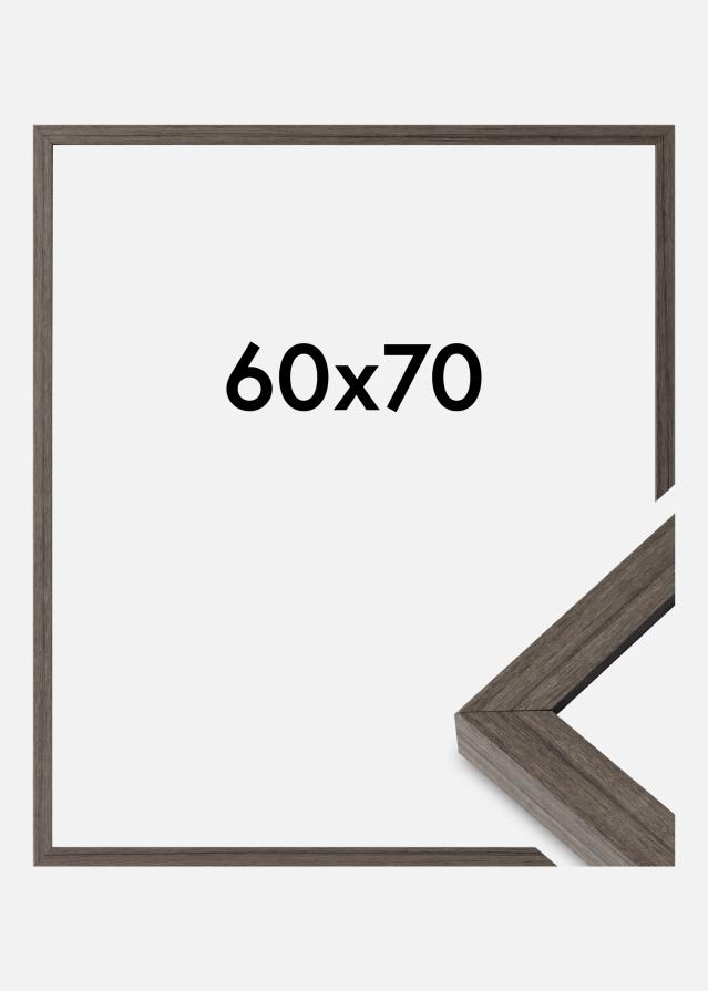 Ramme Hermes Akrylglass Grey Oak 60x70 cm