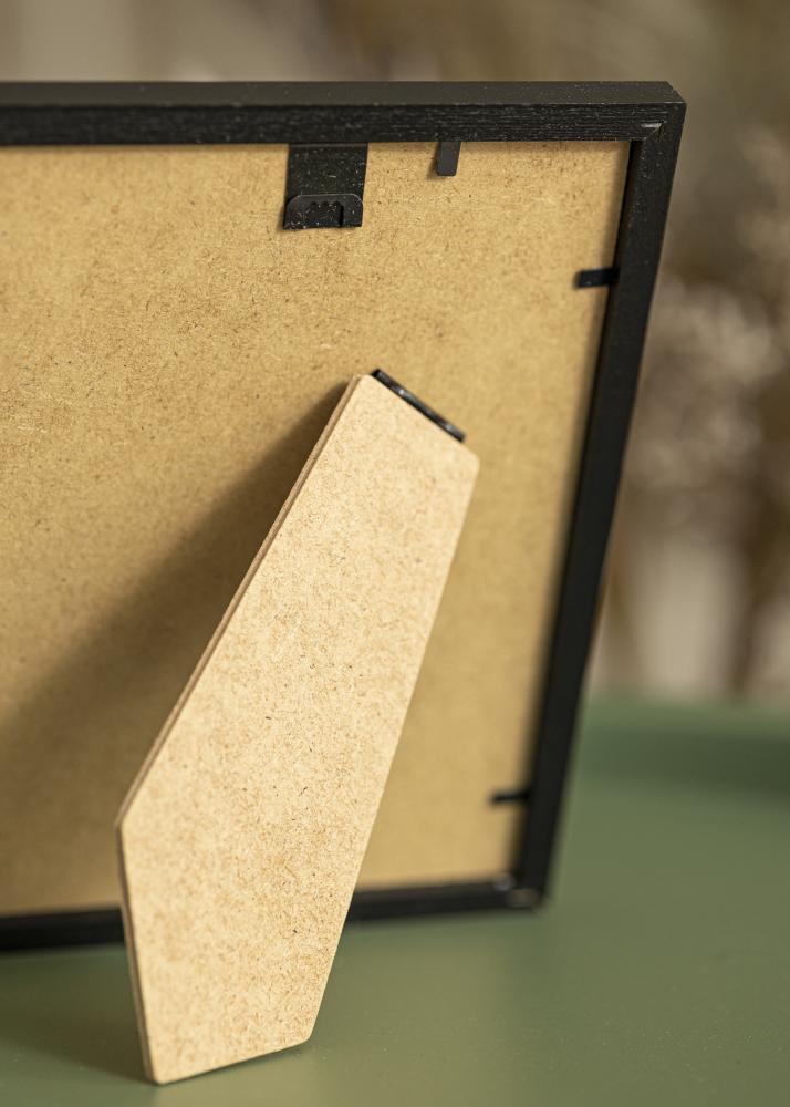 Ramme Kaspar Svart 13x18 cm - Passepartout Hvit 7x10 cm