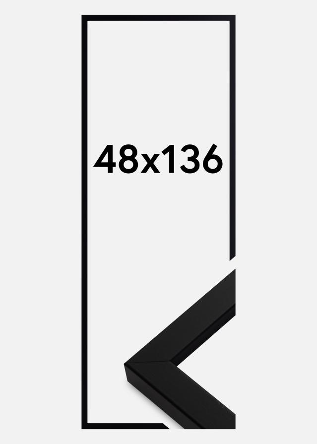 Ramme Blocky Akrylglass Svart 48x136 cm